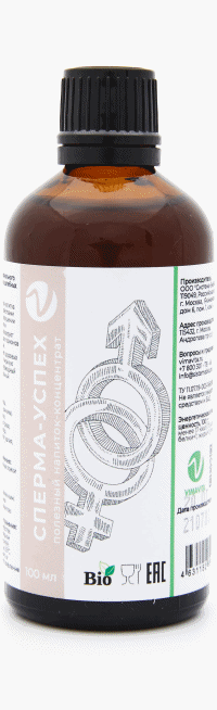 Внешний вид «Сперма Успех» концентрат от ВимаВиты